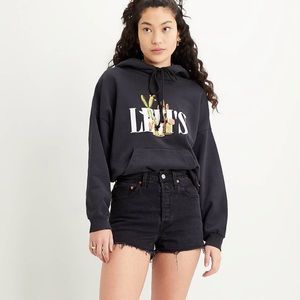 Levi's Ribcage Women's Shorts - Black Lake 31